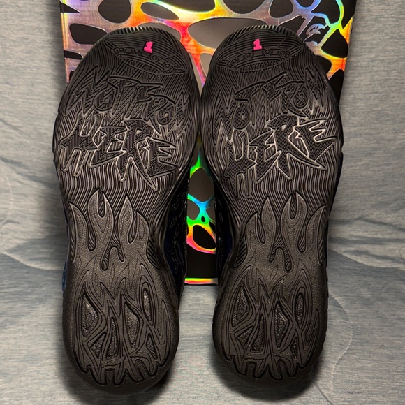 Men’s Puma LaMelo MB.04 "Reflections" basketball shoes in black-ravish 9.5 - Picture 11 of 17